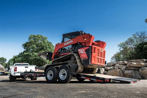 trailer skid steer|low ground skid steer trailers.